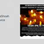 A Community Observance of Yom Hashoah