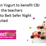 Frozen Yogurt to benefit CBJ