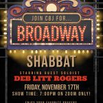 Shabbat Service with guest Cantorial Soloist (by Zoom only)