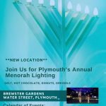 Menorah Lighting at Brewster Gardens - Chanukah 1st night