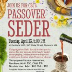 CBJ's Community Passover Seder