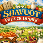 Erev Shabbat Service and Shavuot Pot Luck; In-person and Zoom (Service at 7 pm)
