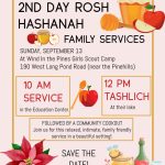 Rosh Hashana Day 2 Service, Tashlich & Cookout (service is on Zoom)